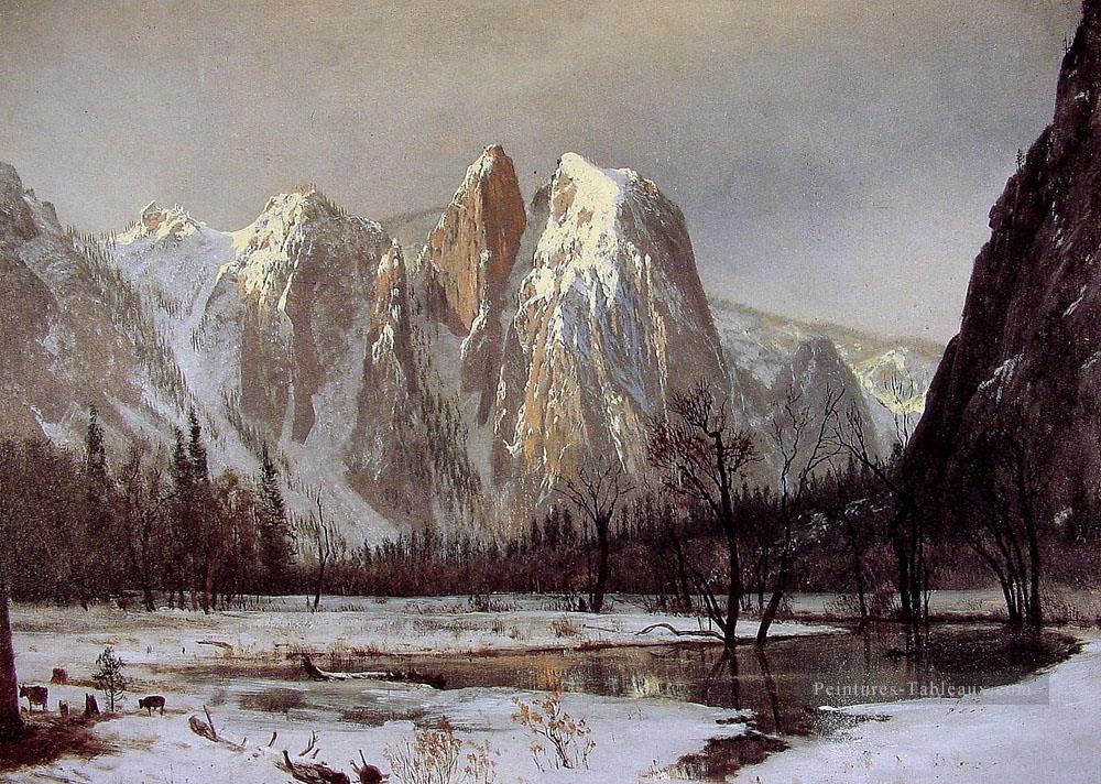 Cathedral Rock Albert Bierstadt Montagne Peintures à l'huile